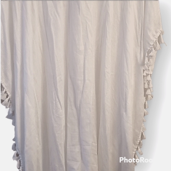 NWT Walter Baker Ivory Tassel Acapulco Kaftan - Picture 4 of 9